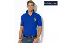 polo tee shirt 2013 short sleeve single deep bleu